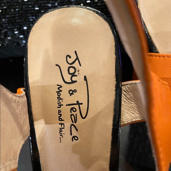 Brand New ✨Leather Sandal High Heels ✨ Brand “ Joy&Peace” ✨Size 6.5 - Picture 12 of 16